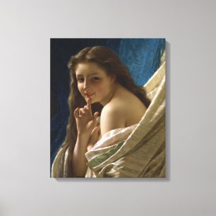 Portrait einer leidenschaftlichen jungen Lady Leinwanddruck