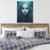 Portrait einer mächtigen Hexe Leinwanddruck (Insitu (Schlafzimmer))