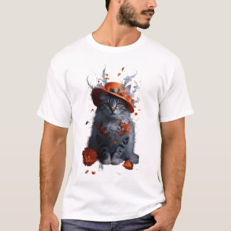 Portrait einer majestätischen Katze T-Shirt