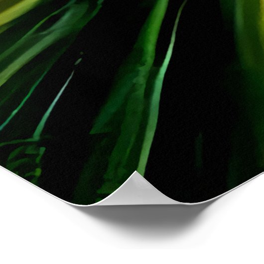 Portrait einer robotischen Alien | Art der AI Poster (Ecke)