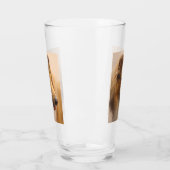 Portrait einer robusten Sable Collie Glas (Links)