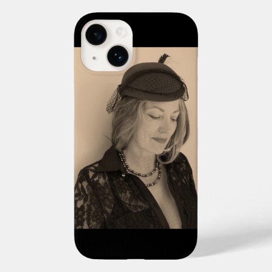 Portrait einer schönen Frau Case-Mate iPhone Hülle (Rückseite)