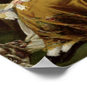 Portrait einer sitzenden Frau Poster (Ecke)