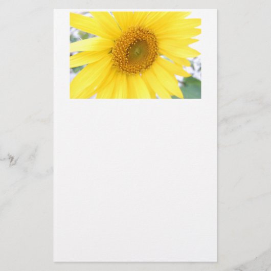 Portrait einer Sonnenblume Briefpapier (Vorderseite)