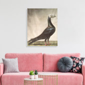 Portrait einer Taube Leinwanddruck (Insitu (Wohnzimmer))