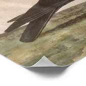 Portrait einer Taube Poster (Ecke)