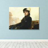 Portrait einer unbekannten Frau, 1883 Leinwanddruck (Insitu (Holzboden))