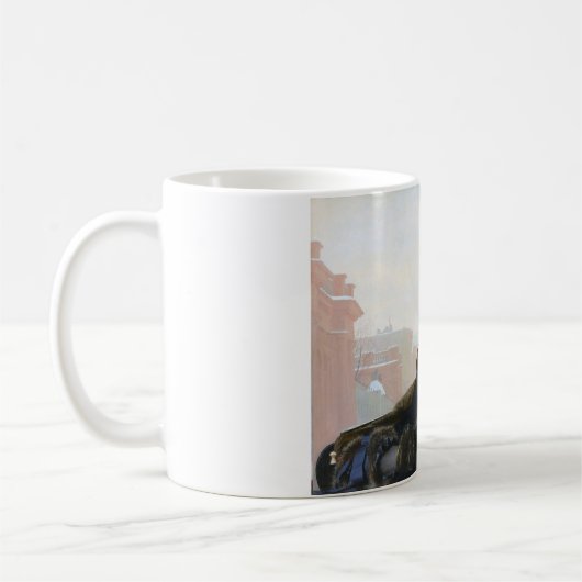 Portrait einer unbekannten Frau, Ivan Kramskoi Kaffeetasse (Links)