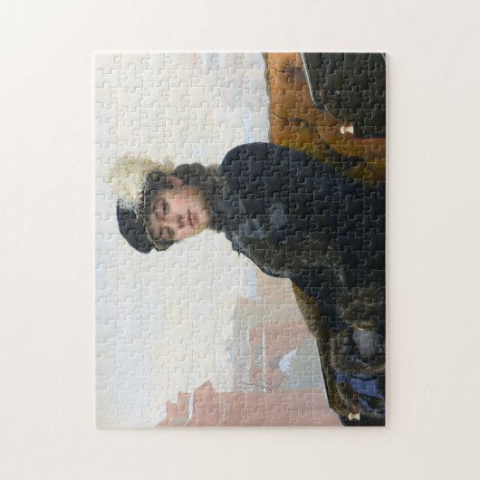 Portrait einer unbekannten Frau, Ivan Kramskoi Puzzle (Vertikal)