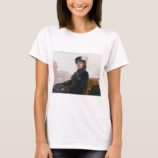 Portrait einer unbekannten Frau, Ivan Kramskoi T-Shirt (Vorderseite)