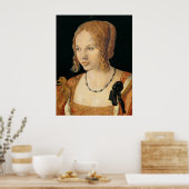 Portrait einer Venezianischen Frau - Albrecht Düre Poster (Küche)