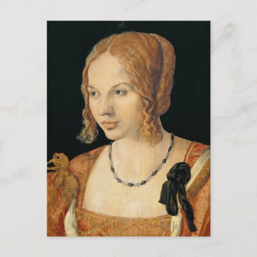 Portrait einer Venezianischen Frau - Albrecht Düre Postkarte (Vorderseite)