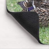 Portrait einer weiblichen Mallard Mousepad (Ecke)
