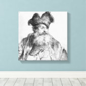 Portrait eines alten Mannes Leinwanddruck (Insitu (Holzboden))