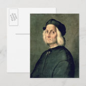 Portrait eines alten Mannes Postkarte (Vorne/Hinten)