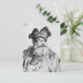 Portrait eines alten Mannes Postkarte (Stehend Vorderseite)