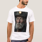 Portrait eines alten Steinkohlebergwerks im 19. Ja T-Shirt (Vorderseite)