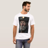 Portrait eines alten Steinkohlebergwerks im 19. Ja T-Shirt (Vorne ganz)