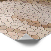 Portrait eines älteren Afghanen Poster (Ecke)