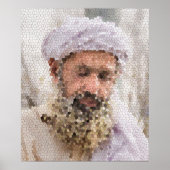 Portrait eines älteren Afghanen Poster (Vorne)