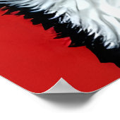 Portrait eines amerikanischen Eskimo-Hundes | AI A Poster (Ecke)