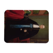 Portrait eines Anwalts in seiner Bibliothek, 1852 Magnet (Horizontal)