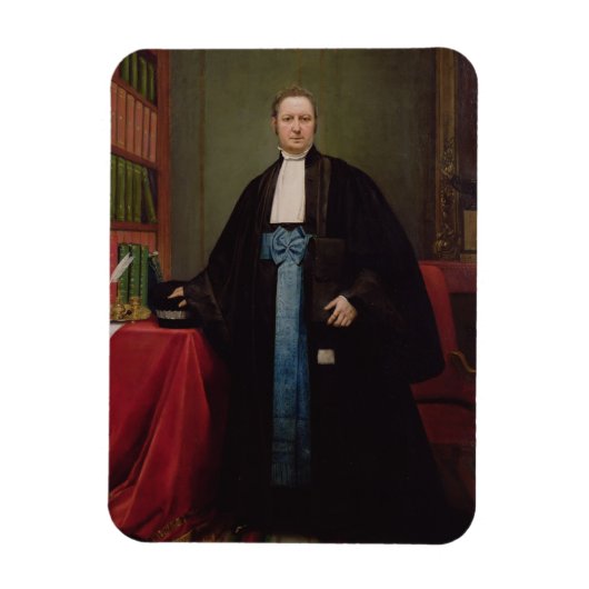Portrait eines Anwalts in seiner Bibliothek, 1852 Magnet (Vertikal)