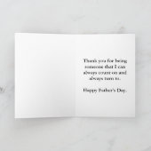 Portrait eines Bald-Adlers Karte (Innenseite)