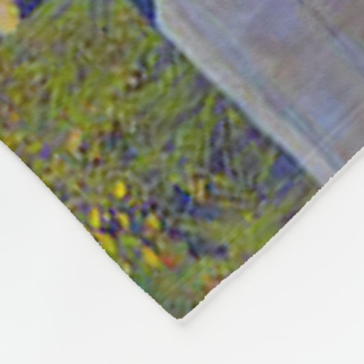 Portrait eines Bauern Farm Life NC Wyeth 1943 Fleecedecke (Ecke)