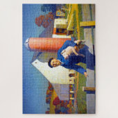 Portrait eines Bauern NC Wyeth 1943 Americana Art Puzzle (Vertikal)