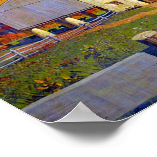 Portrait eines Bauern NC Wyeth 1943 Poster (Ecke)