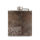 Portrait eines Bobcat Flachmann (Rückseite)