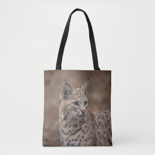 Portrait eines Bobcat Tasche (Vorderseite)