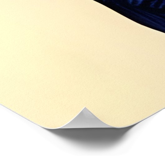 Portrait eines coolen Rottweilers | Art der AI Poster (Ecke)