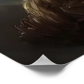 Portrait eines dänischen Besuchs | AI Art Poster (Ecke)