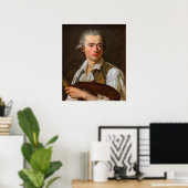Portrait eines David Pupil Poster (Heimbüro)