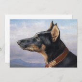 Portrait eines Doberman | Carl Reichert (Vorne/Hinten)