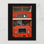 Portrait eines Doppeldeckers [Postkarte] Postkarte (Vorderseite)