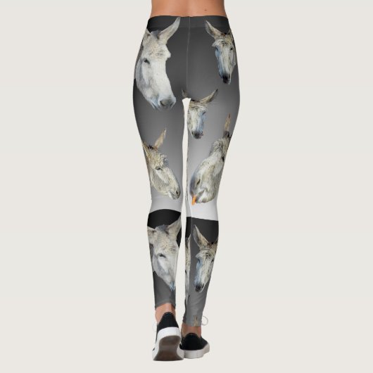 Portrait eines Esels, Leggings (Rückseite)