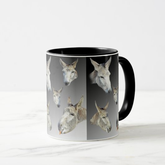 Portrait eines Esels, Tasse (VorderseiteRechts)