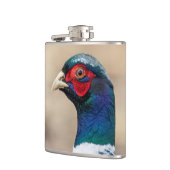 Portrait eines Fasans Flachmann (Links)