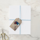 Portrait eines Fasans Geschenkanhänger (Mit Garn)