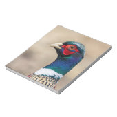 Portrait eines Fasans Notizblock (Rotiert)