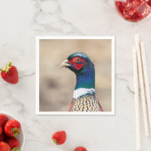 Portrait eines Fasans Serviette (Beispiel)