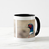 Portrait eines Fasans Tasse (VorderseiteRechts)