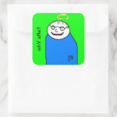 Portrait eines Friend Sticker (Tasche)