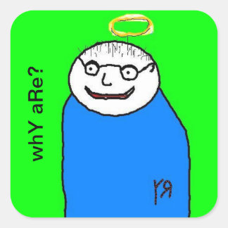 Portrait eines Friend Sticker