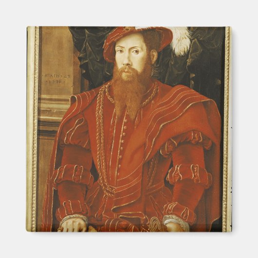 Portrait eines Gentleman des Englischen Gerichts Magnet (Vorne)
