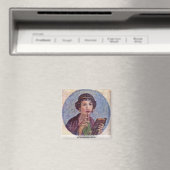 Portrait eines Girl Tondo Magnet (In Situ (Geschirrspüler))