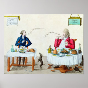 Portrait eines Gluttons Poster